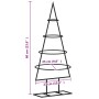 Árbol de Navidad para decoración metal negro 60 cm en Decoración Festiva y Estacional | Comprar online en Foru.es