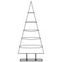 Árbol de Navidad para decoración metal negro 125 cm en Decoración Festiva y Estacional | Comprar online en Foru.es