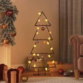Árbol de Navidad para decoración metal negro 90 cm en Decoración Festiva y Estacional | Comprar online en Foru.es