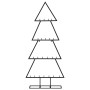 Árbol de Navidad para decoración metal negro 125 cm en Decoración Festiva y Estacional | Comprar online en Foru.es