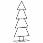 Árbol de Navidad para decoración metal negro 125 cm en Decoración Festiva y Estacional | Comprar online en Foru.es