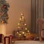 Árbol de Navidad para decoración metal negro 60 cm en Decoración Festiva y Estacional | Comprar online en Foru.es