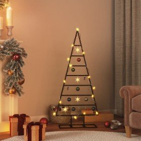 Árbol de Navidad para decoración metal negro 125 cm en Decoración Festiva y Estacional | Comprar online en Foru.es