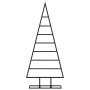 Árbol de Navidad para decoración metal negro 125 cm en Decoración Festiva y Estacional | Comprar online en Foru.es