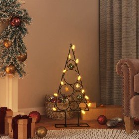Árbol de Navidad para decoración metal negro 60 cm en Decoración Festiva y Estacional | Comprar online en Foru.es