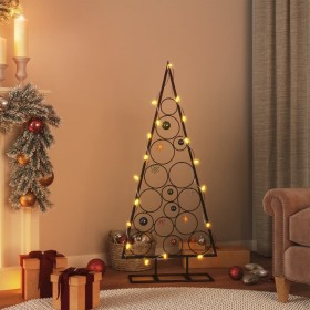Árbol de Navidad para decoración metal negro 125 cm en Decoración Festiva y Estacional | Comprar online en Foru.es