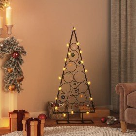 Árbol de Navidad para decoración metal negro 125 cm en Decoración Festiva y Estacional | Comprar online en Foru.es