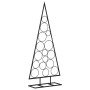 Árbol de Navidad para decoración metal negro 125 cm en Decoración Festiva y Estacional | Comprar online en Foru.es