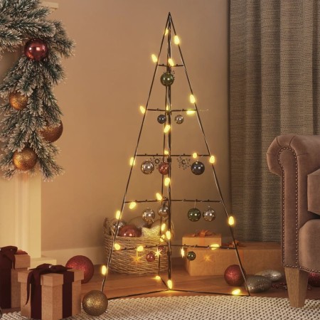 Árbol de Navidad para decoración metal negro 100 cm en Decoración Festiva y Estacional | Comprar online en Foru.es