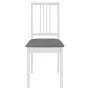 Sillas de comedor con cojines 4 unidades madera maciza blanca von vidaXL, Essstühle - Ref: Foro24-247637, Preis: 248,88 €, Ra...