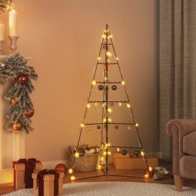 Árbol de Navidad para decoración metal negro 140 cm en Decoración Festiva y Estacional | Comprar online en Foru.es