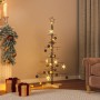 Árbol de Navidad metal negro con base de madera 120 cm en Decoración Festiva y Estacional | Comprar online en Foru.es