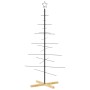 Árbol de Navidad metal negro con base de madera 150 cm en Decoración Festiva y Estacional | Comprar online en Foru.es