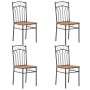 Sillas de comedor 4 unidades MDF marrón de vidaXL, Sillas de comedor - Ref: Foro24-281398, Precio: 121,57 €, Descuento: %