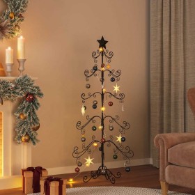 Árbol de Navidad para decoración metal negro 150 cm en Decoración Festiva y Estacional | Comprar online en Foru.es