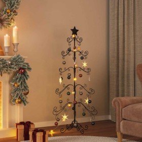 Árbol de Navidad para decoración metal negro 150 cm en Decoración Festiva y Estacional | Comprar online en Foru.es