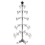 Árbol de Navidad para decoración metal negro 150 cm en Decoración Festiva y Estacional | Comprar online en Foru.es