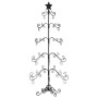 Árbol de Navidad para decoración metal negro 150 cm en Decoración Festiva y Estacional | Comprar online en Foru.es