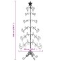 Árbol de Navidad para decoración metal negro 180 cm en Decoración Festiva y Estacional | Comprar online en Foru.es