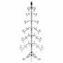 Árbol de Navidad para decoración metal negro 215 cm en Decoración Festiva y Estacional | Comprar online en Foru.es