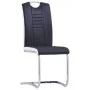 Sillas de comedor voladizas 2 unidades cuero sintético negro de vidaXL, Sillas de comedor - Ref: Foro24-281771, Precio: 159,1...