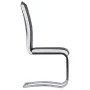 Sillas de comedor voladizas 2 unidades cuero sintético negro de vidaXL, Sillas de comedor - Ref: Foro24-281771, Precio: 159,1...