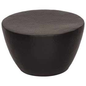 Mesa de centro aluminio martillado latón negro Ø 50x30 cm en Mesas de centro | Comprar online en Foru.es