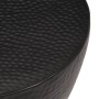 Mesa de centro aluminio martillado latón negro Ø 50x30 cm en Mesas de centro | Comprar online en Foru.es