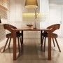 Sillas de comedor 2 unidades cuero sintético marrón de vidaXL, Sillas de comedor - Ref: Foro24-240706, Precio: 270,80 €, Desc...