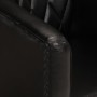 Sillón butaca de cuero auténtico negro en Sillones | Comprar online en Foru.es