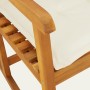 Silla mecedora con cojines madera maciza acacia en Sillas de jardín | Comprar online en Foru.es
