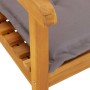 Silla mecedora con cojines madera maciza acacia en Sillas de jardín | Comprar online en Foru.es