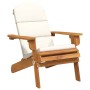 Silla de jardín Adirondack con cojines madera maciza acacia en Sillas de jardín | Comprar online en Foru.es