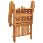 Silla de jardín Adirondack con reposapiés madera maciza acacia en Sillas de jardín | Comprar online en Foru.es
