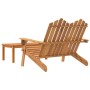 Juego de muebles de jardín Adirondack 2 piezas madera acacia en Bancos de jardín | Comprar online en Foru.es