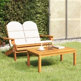 Juego de muebles de jardín Adirondack 2 piezas madera acacia en Bancos de jardín | Comprar online en Foru.es