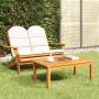Juego de muebles de jardín Adirondack 2 piezas madera acacia en Bancos de jardín | Comprar online en Foru.es