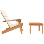 Juego de muebles de jardín Adirondack 2 piezas madera acacia en Bancos de jardín | Comprar online en Foru.es