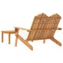 Juego de muebles de jardín Adirondack 2 piezas madera acacia en Bancos de jardín | Comprar online en Foru.es