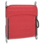 Tumbonas plegables 2 uds acero y textilene rojo en Tumbonas | Comprar online en Foru.es