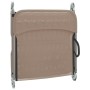 Tumbonas plegables 2 uds acero y textilene gris taupe en Tumbonas | Comprar online en Foru.es
