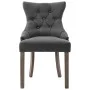 Sillas de comedor 2 unidades tela gris de vidaXL, Sillas de comedor - Ref: Foro24-287944, Precio: 285,96 €, Descuento: %