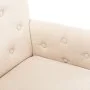 Silla de comedor con reposabrazos de tela beige de vidaXL, Sillas de comedor - Ref: Foro24-287941, Precio: 217,01 €, Descuent...