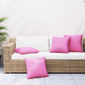 Cojines Esparcidos Liso 4 pcs Rosa 40 x 40 cm Tela de poliéster en Decoración | Comprar online en Foru.es