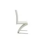 Sillas de comedor 2 unidades cuero sintético blanco de vidaXL, Sillas de comedor - Ref: Foro24-240043, Precio: 249,77 €, Desc...