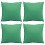 Cojines de sofá 4 unidades tela verde 50x50 cm en Decoración | Comprar online en Foru.es