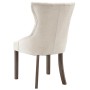 Sillas de comedor 2 unidades de tela beige de vidaXL, Sillas de comedor - Ref: Foro24-287945, Precio: 392,79 €, Descuento: %