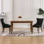 Sillas de comedor 2 unidades de tela negras de vidaXL, Sillas de comedor - Ref: Foro24-287942, Precio: 307,70 €, Descuento: %