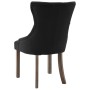 Sillas de comedor 2 unidades de tela negras de vidaXL, Sillas de comedor - Ref: Foro24-287942, Precio: 312,36 €, Descuento: %