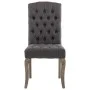 Sillas de comedor 2 unidades tela con apariencia de lino gris de vidaXL, Sillas de comedor - Ref: Foro24-287948, Precio: 251,...